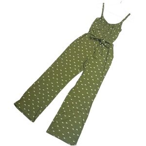 New Olive green Knit Jumpsuit Small Market & Spruce Stitch Fix